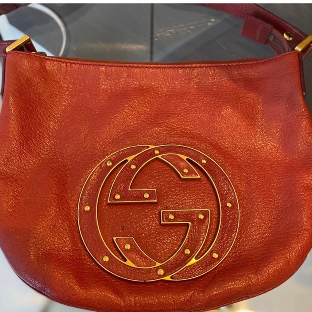 Gucci Pink Leather ‘Blondie’ Hobo Bag - Picture 10 of 10